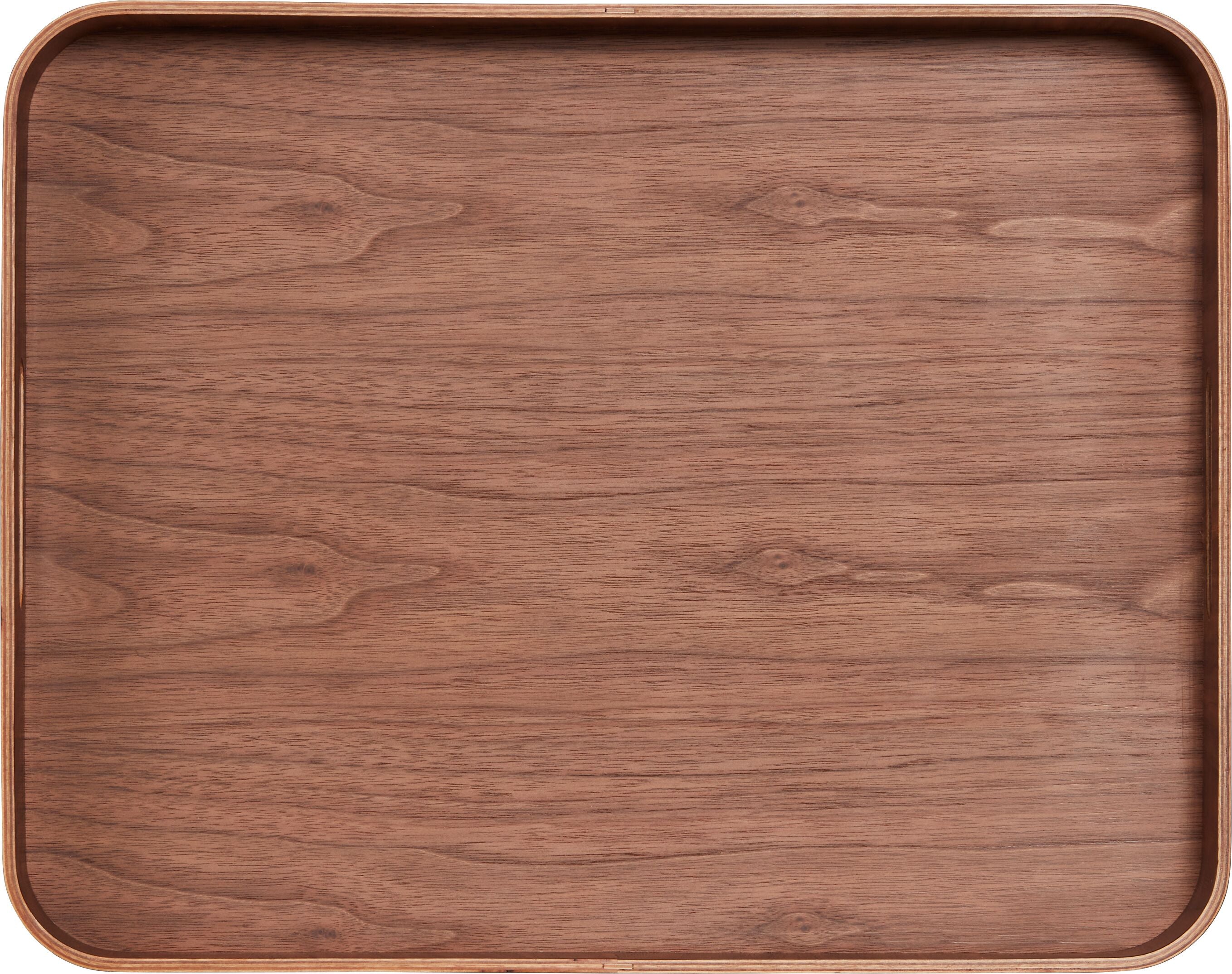 ELEO SERVIERTABLETT FSC WALNUSS 45X36X6