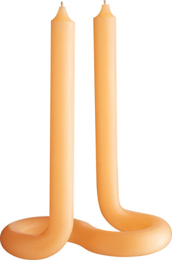 Candela TWIST - Arancione / L: 17,0 cm x P: 10,0 cm x A: 24,5 cm