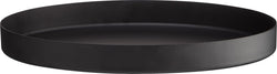 Assiette décorative LIVIA - Noir / H : 2,5 cm