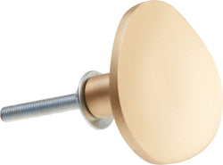 LIA Knauf gold flach - Gold / H: 2.0 cm