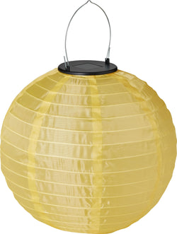 LILLY Lampion solaire - Jaune / Diamètre : 25,0 cm