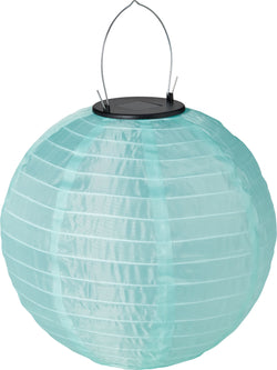 LILLY Lampion solaire - Bleu clair / Diamètre : 25,0 cm