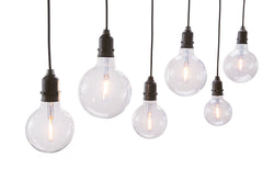 SU SARAH Catena luminosa elettrica - Trasparente / L: 500,0 cm x P: 9,5 cm x A: 12,5 cm