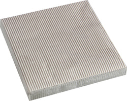 STRIPES Papierservietten - Beige / B: 33.0 cm x T: 33.0 cm x H: 0.1 cm
