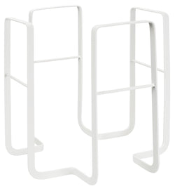 EDWIN Porte-magazines - Blanc / L: 28.0 cm x P: 36.0 cm x H: 35.0 cm