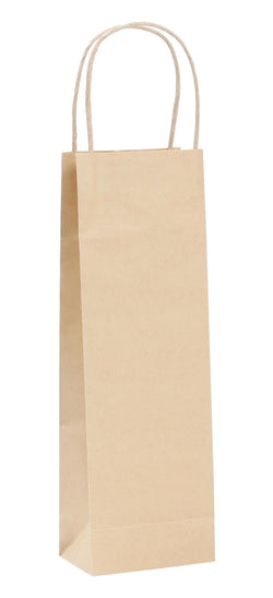 KROKO Geschenktasche - Braun / B: 12.0 cm x T: 8.0 cm x H: 37.0 cm