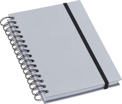 SOHO Notizbuch grau A5 - Grau / B: 20.0 cm x T: 1.7 cm x H: 21.7 cm