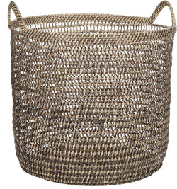 ZINA Corbeille - Brun / L: 42.0 cm x P: 42.0 cm x H: 44.0 cm