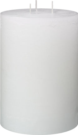 BAL Indoor-Kerze - B: 14 cm x H: 20 cm x L: 14 cm x D: 14 cm / Weiss