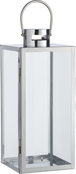 JANCA Laterne - Silber / B: 20.5 cm x T: 22.0 cm x H: 49.5 cm