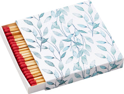 Allumettes LEAVES - Vert / Blanc / L : 10,8 cm x l : 10,5 cm x H : 2,0 cm