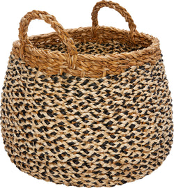 MATHIS Corbeille - Noir et blanc / L: 31.0 cm x P: 31.0 cm x H: 31.0 cm