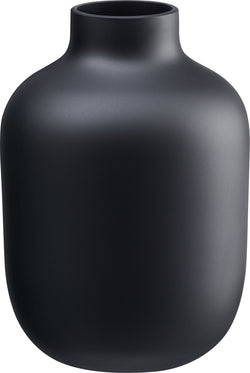 Vase ARIS - Noir / L : 16,0 cm x P : 16,0 cm x H : 22,5 cm