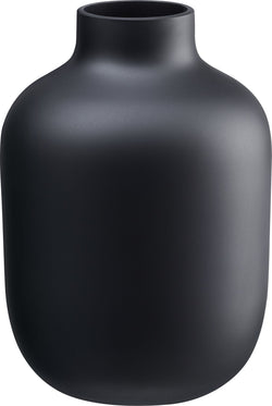 ARIS Vase - Schwarz / B: 16.0 cm x T: 16.0 cm x H: 22.5 cm