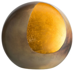 Photophore JAEL - Cuivre / L : 15,0 cm x P : 7,0 cm x H : 13,0 cm