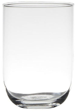 EMILIA Vase - Transparent / B: 14.5 cm x T: 14.5 cm x H: 20.0 cm