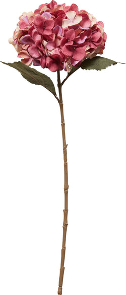 HORTENSIE Kunstpflanze - Bordeaux / H: 65.0 cm