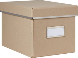 KENT Boîte de rangement - Nature / L: 16.0 cm x P: 22.0 cm x H: 14.0 cm