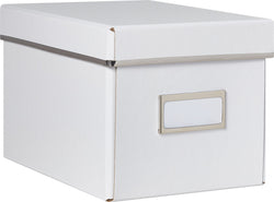 KENT Boîte de rangement - Blanc / L: 16.0 cm x P: 22.0 cm x H: 14.0 cm