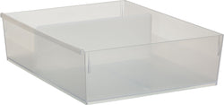 DRAWER L Organizer per casseti - Transparente / L: 27.0 cm x P: 9.5 cm x A: 33.0 cm