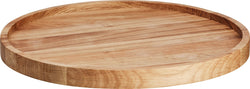 WOOD Platte Deko Platte - Natur / H: 2.5 cm