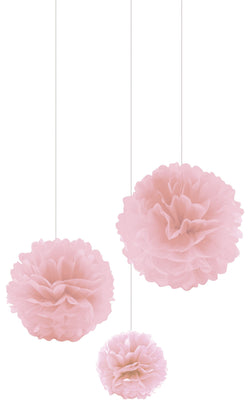 Ensemble de pompons DONNA - Rose