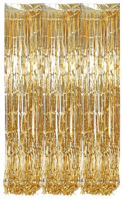 CINDY Lametta Rideau - Or / L: 90.0 cm x P: 2.4 m