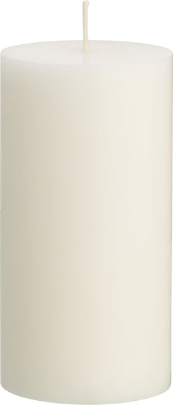 ORGANIC Candela cilindrica - Bianco / A: 12.0 cm