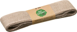 NATURE BASIC Geschenkband natur 25mmx2M - Natur / B: 25.0 mm x T: 2.0 m