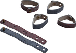 CABLE TIDIES Kabelorganizer 6 Stk. 13x1 - Dunkelrot, Marine / B: 0.3 cm x T: 1.0 cm x H: 13.0 cm