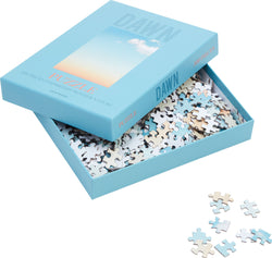 DAWN Puzzle 500 tlg - Hellblau / B: 19.0 cm x T: 3.5 cm x H: 25.0 cm