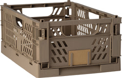 FELIX Klappbox wallnuss 33x24.5x15 cm - Braun / B: 33.0 cm x T: 24.5 cm x H: 15.0 cm