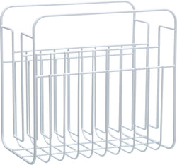 NOAH Porte-magazines - Blanc / L: 34.0 cm x P: 21.3 cm x H: 32.7 cm