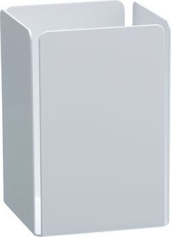 NOTCH Stifteköcher - Weiss / B: 7.5 cm x T: 7.5 cm x H: 11.2 cm