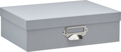 SOHO Aufbewahrungsbox - Grau / B: 33.7 cm x T: 25.5 cm x H: 10.5 cm
