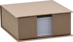 SOHO Zettelbox kraft 11x11x4.6 cm - Sand / B: 11.0 cm x T: 11.0 cm x H: 4.6 cm