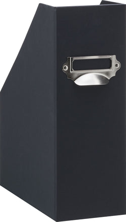 SOHO Porte-magazines - Noir / L: 11.5 cm x P: 26.0 cm x H: 31.5 cm