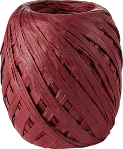 RAFFIA Bastband - Bordeaux / L: 3000 cm