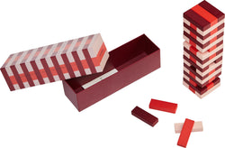 TUMBLING TOWER Spiel 28.5x8.5x8 cm - Rot, Multicolor / B: 8.5 cm x T: 8.0 cm x H: 28.5 cm