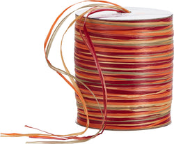 MULTI RAFFIA Geschenkband - Rot / B: 0.5 cm x T: 50.0 m
