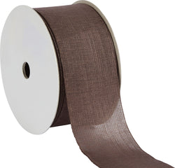 MARA Ruban cadeau - Brun / L: 4 cm x L: 400 cm