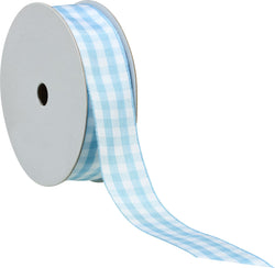 VICHY Nastro Regalo - Azzurro / L: 2.2 cm x L: 400 cm