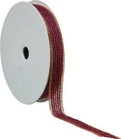 JAKOB Geschenkband - Bordeaux / B: 1 cm x L: 400 cm