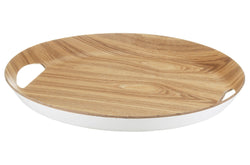 COSMA Serviertablett - Braun / B: 46.0 cm x T: 41.0 cm x H: 4.0 cm