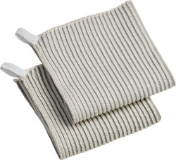 Torchon WILLEM - L : 25,0 cm x H : 25,0 cm / Menthe