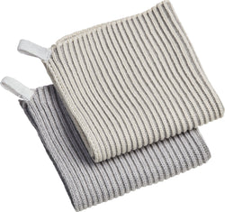 WILLEM Torchon - Gris / L: 25.0 cm x H: 25.0 cm