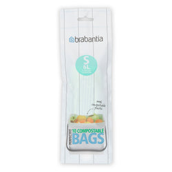 Sacs poubelle Brabantia PERFECTFIT - Blanc / L : 28,0 cm x H : 35,0 cm