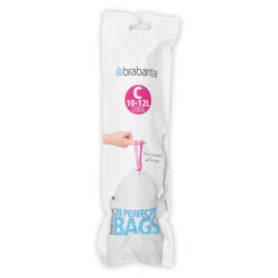 brabantia PERFECTFIT Sacchetti spazzatura - Bianco / L: 38.5 cm x A: 49.0 cm