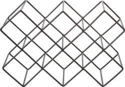 QUINTA Étagère à vin - Noir / L: 40.0 cm x P: 15.0 cm x H: 26.5 cm