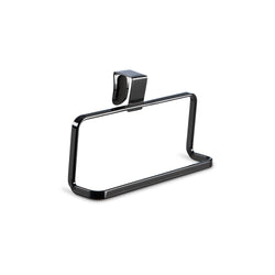 TOWER HANDTUCHHALTER - Schwarz / B: 16.0 cm x T: 6.5 cm x H: 9.5 cm